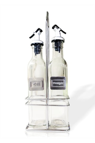 Büyük 250cc İkili Kilitli Sızdırmaz Tıpalı Çelik Standlı Sosluk S