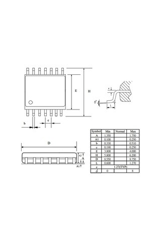 Em78p173nso14j 8-bit 4mhz Smd Mikrodenetleyici Sop14