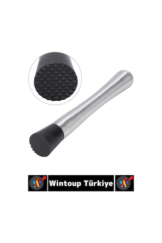 Uzun Ömürlü Ergonomik Tutuş İçecek Kokteyl Bar Meyve Ezme Tırtıklı Zahmetsiz Buz Kırma Çubuğu Çok Renkli