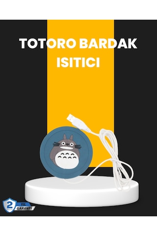 Totoro Desenli Usb Bardak Isıtıcı Kahve Çay Sıcak Tutucu Altlık