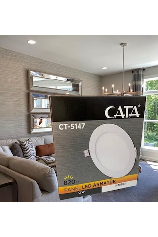 Cata Led Panel 12W 3000K Gunışığı Işık Sıva Altı Ct-5147-G