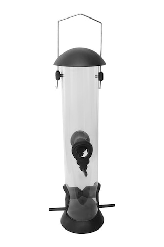 Shineyee Kuş Yemliği Asılı Kuş Yemliği Boru Asılı Yemlik 4 Besleme Portu İle Kuşları Çekmek İçin Bahçe Dekorasyonu-33