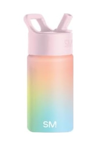 Simple Modern Kids Summit 0,4 L - Blue Dune Lightning Bolts Acı Kahverengi