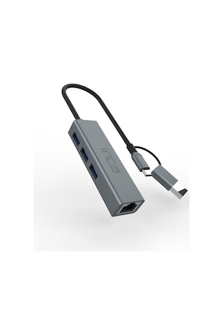 Inca Iutp-03t Usb Hubx3 Usb 3.0 10 Gbps+ethernet Rj45 1000mbps Ço