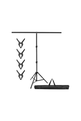 150x200 Cm T Arka Plan Destek Seti, Fon Standı Stüdyo, Fotoğraf, Video, Açılış,doğum Günü İçin Demir Tag,tek Ayaklı Fon Standı