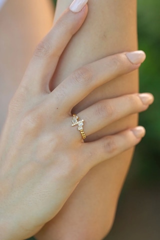 Çgk Kuyumculuk Kalp Atış Altın Yüzük Gold