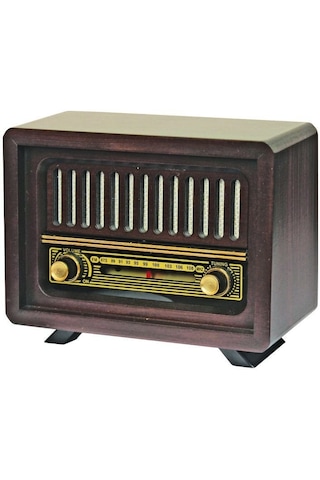Nostaljik Radyo Şarjlı Pil+adaptörlü Çamlıca Model