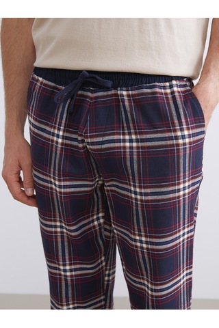 LC Waikiki Lc Waıkıkı Lacivert Kalın Ekose Erkek Pijama Alt