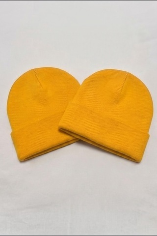 Moibody Premium Unisex Beanie Bere Seti 2 Li Paket Turuncu Turuncu