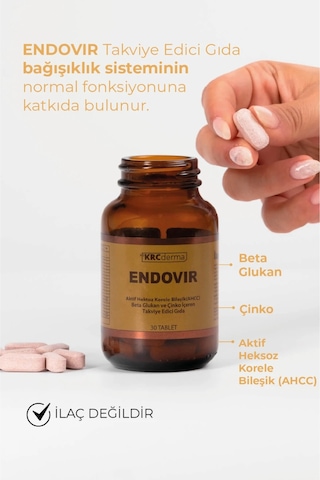 Krc Derma Endovir Takviye Edici Gıda 30 Tablet