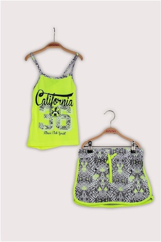 Zeyland Askılı Atlet ve Şort Kız Çocuk Takım (6 - 16 Yaş)