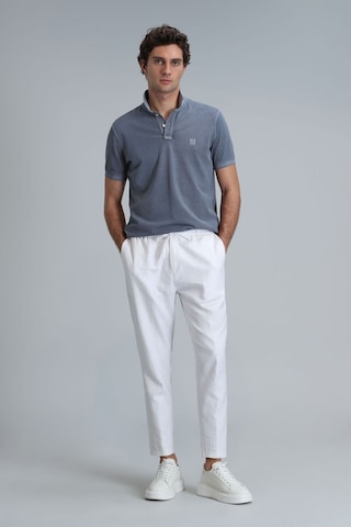 Lufian Erkek Vernon Smart Polo T-shirt 111040163 Koyu Gri
