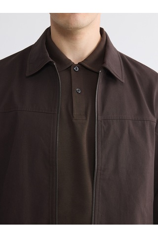 Lcwaıkıkı Classic Kahverengi Regular Fit Gömlek Yaka Erkek Ceket