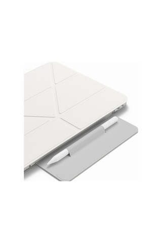 Apple Uyumlu iPad Pro 11 2024 Amazingthing Minimal Mag Katlanabilir Standlı Kalem Bölmeli Kılıf Starlight Kapaklı Kılıf
