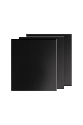 Jeehugo 3'lü Siyah Barbekü Matı - Isı Dayanıklı 260 C, Yemek Tutmayan, Tekrarlı Kullanımlı, Temizliği Kolay, Fırın/grill Uyumlu Çok Renkli