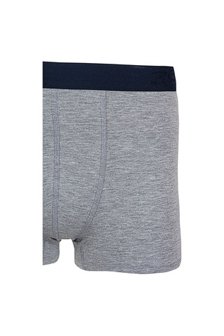 Bsm Erkek Modal Pamuk Dıştan Lastik Yüksek Kalite Yumuşak Rahat Boxer Gri