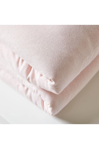 %100 Pamuk Penye Pembe Kalp Nakışlı Çocuk Tek Kişilik Çok Amaçlı Örtü 155 X 215 Cm Diğer