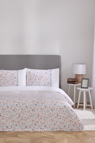 Floretta Prima Vera Tek Kişilik Pike Takımı Pembe