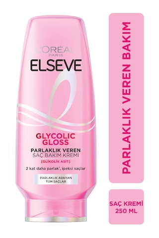 L'oréal Paris Elseve Glycolic Gloss Parlaklık Veren Saç Bakım Rutini Seti: Şampuan, Saç Kremi, Bakım Spreyi Tüm Saçlar