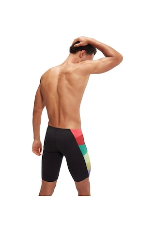 Speedo Placement Digital V-cut Jam-mer Erkek Yüzücü Mayosu Siyah-renkli Siyah