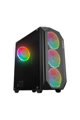 Rampage Zuko 600 W 80+ Bronze 4x ARGB Fanlı Bilgisayar Kasası