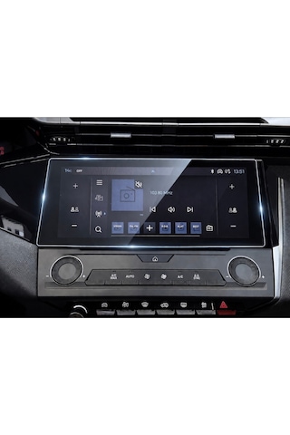 Peugeot 408 Allure Dijital Gösterge Ve Multimedya Ekran Koruyucu Paketi - 9h Nano Teknoloji