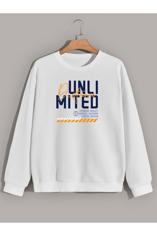 Panios Kids 2'li 1980-unlimited Baskılı Erkek Çocuk Siyah-beyaz Sweatshirt Siyah - Beyaz