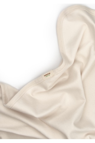 Bebek Şapkalı Battaniye Organic Pamuk -yenidoğan Serisi - CSY8194 Krem