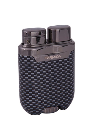 Tek Torch Pürmüz Karbon Desenli Gunmetal Metal Puro Çakmağı