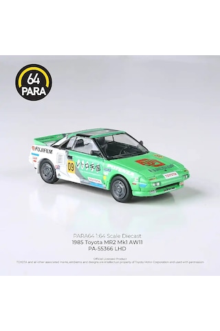 Para64 1985 Toyota Mr2 Mk1 Aw11 Fuji Film Pa-55366 Çok Renkli