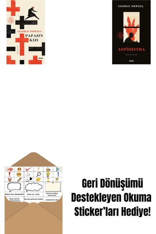 Papazın Kızı Ciltli + Aspidistra + Okuma Sticker'ları
