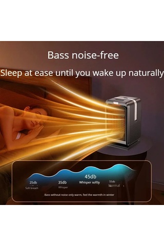 Jialan 1000 W Taşınabilir Masaüstü Elektrikli Isıtıcı Fan