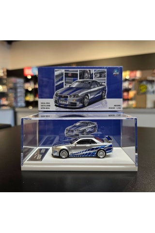 Demon King Nissan Skyline Gtr R34 Z-tune 1/64 Pleksi