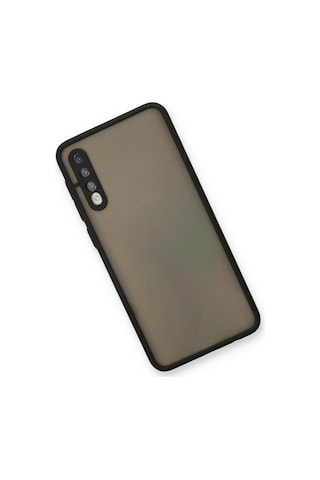 Durukar Samsung Galaxy Uyumlu A30s Kılıf Montreal Silikon Kapak - Siyah
