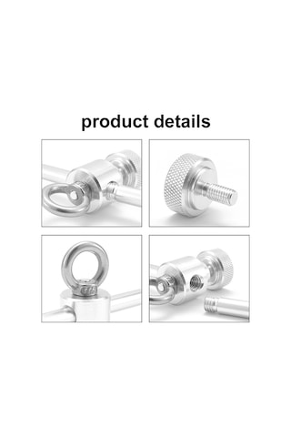 Açık Alüminyum Alaşım Asılı Tripod Kamp-gümüş Gümüş