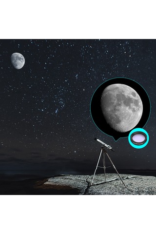 Yaozixa 1.25 İnç Güneş Ve Ay Işık Filtresi, Optik Cam Malzeme, Tüm Markalar Ve Modeller İçin Uyumlu Astronomi Teleskop Filtresi