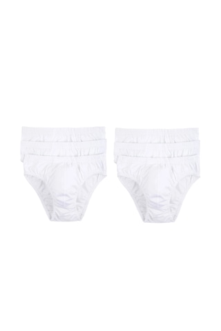 Erkek Çocuk Slip 3'lü Paket 320-520-3b Beyaz