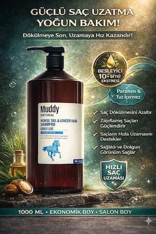 Muddy Horse Tail & Longer Hair Shampoo 1 L
