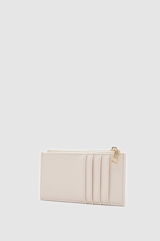 Shule Bags Linn Dokulu Kadın Kartlık Krem