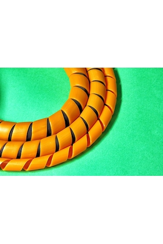 Kablo Toplama Koruma Spirali Rulo No 4- 14 Mm Sarı 50 M