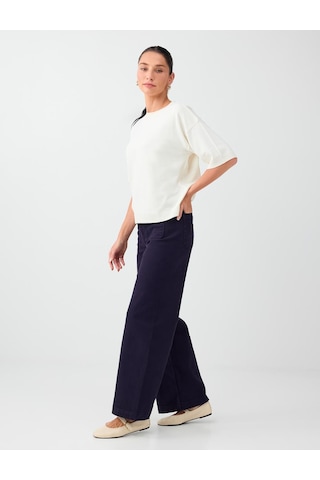 Jimmy Key Mor Cep Detaylı Pamuk Karışımlı Denim Pantolon 6ww188464503
