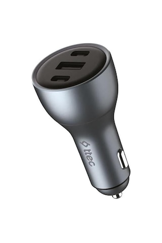 Smartcharger Trio Pd 130w Araç Hızlı Şarj Aleti 2 Usb-c+usb-a