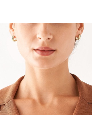 Fossil Jf04116-710 Kadın Küpe Altın