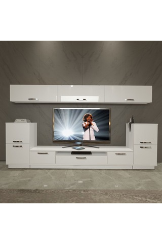 Decoraktiv Trendstyle 9 Slm Tv Ünitesi Tv Sehpası Beyaz