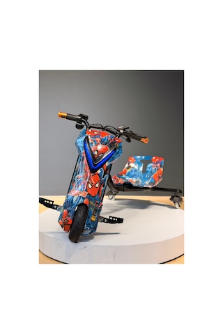 36v 350w Elektrikli Drift Scooter 3 Hızlı 25 Km/h 100 Kg Taşıma Kapasiteli Mavi Mavi