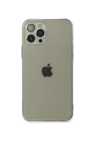 Apple iPhone Uyumlu 12 Pro Max Kılıf Fly Lens Silikon - Şeffaf