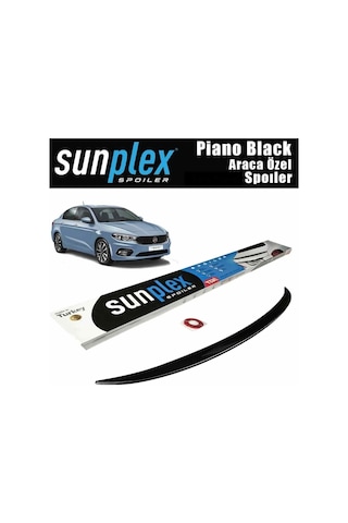 Fiat Egea Spoiler Piano Black 2015-2023 Arası Modellere Uyumlu Sunplex
