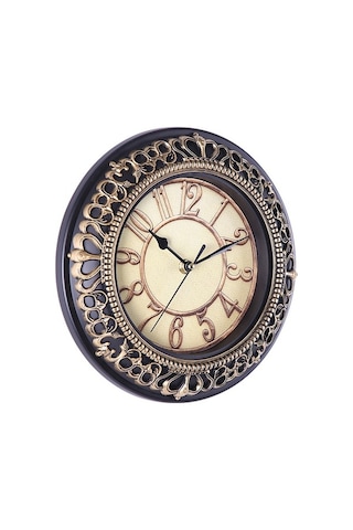 Trendooze Yuvarlak Vintage Sayılar Saati Pas-dayanıklı Ofisi Mutfak İçin Ev Duvar Açık Rt