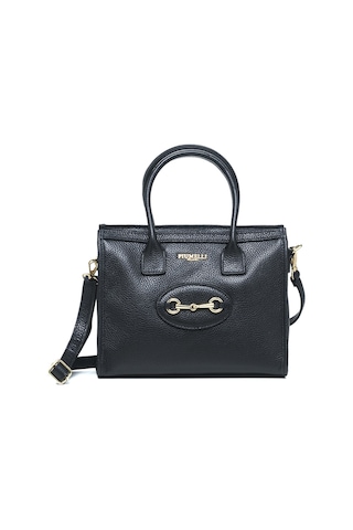 Omuz Çantası Kadın Eloıse S Piumelli Milano Bag D28 Black Siyah