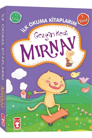 Gezgin Kedi Mırnav Ilk Okuma Kitaplarım Set 10 Kitap Gezgin Kedi Mırnav Ilk Okuma Kitaplarım Set 10 Kitap